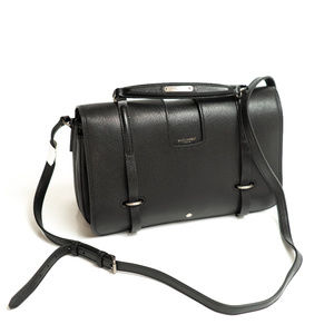 Yves Saint Laurent Black Leather Flap bag